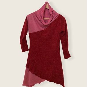 Women’s Asymmetrical Cowl Neck Top